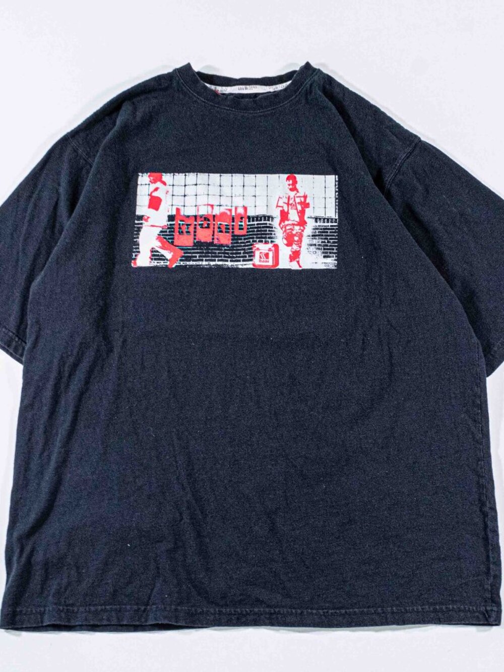 Vintage Karl Kani Graffiti Tag T-Shirt XL 90s Hip Hop Streetwear Baggy Y2K Tee